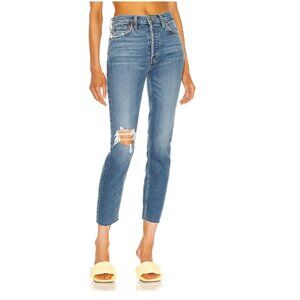 Re/Done 90s High Rise Ankle Crop Jean